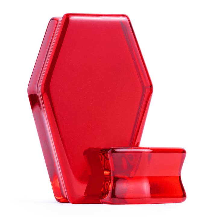 Enchufe/manómetro rojo para ataúd para venta al por mayor de Custom Plugs