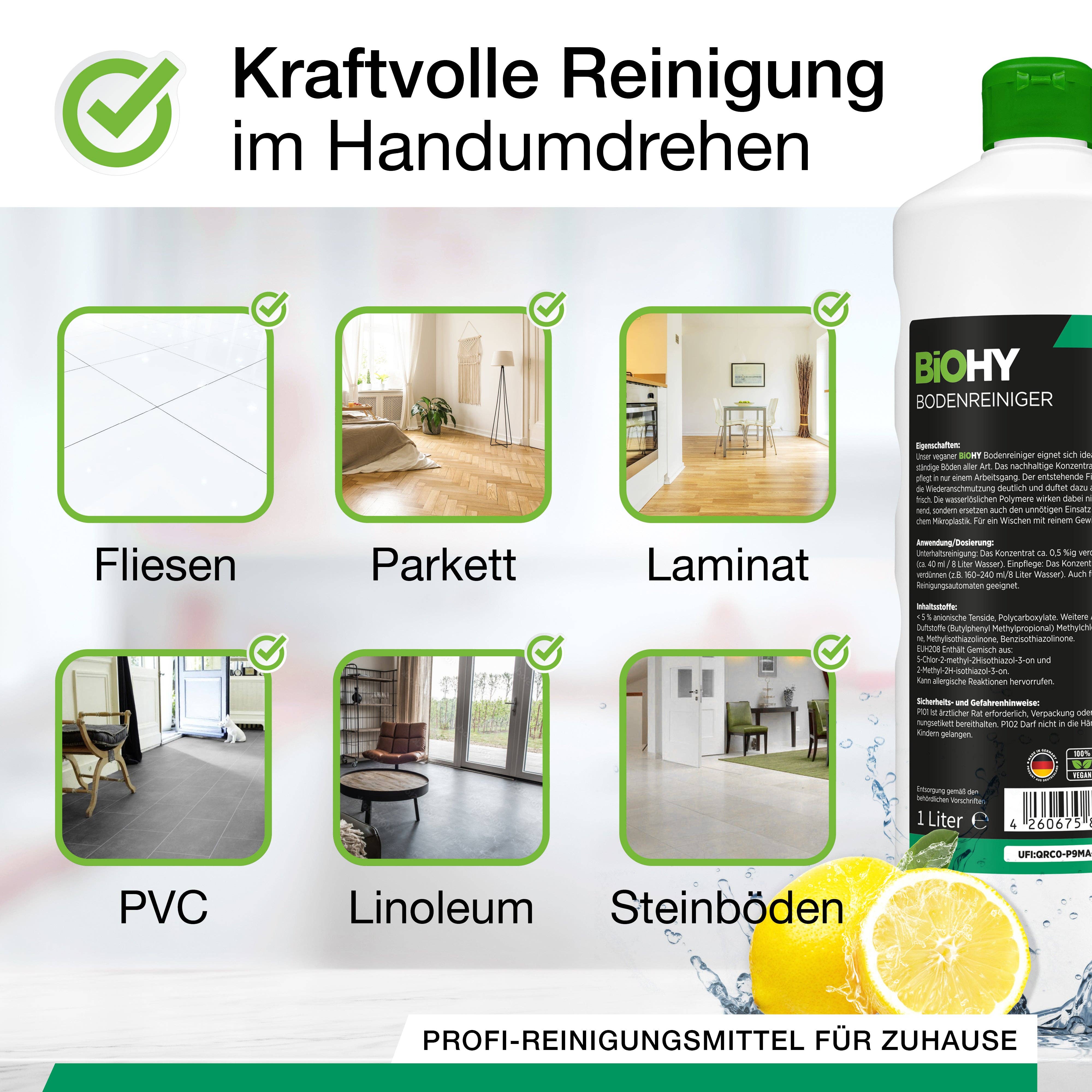 BiOHY - Wholesale Oral Supplement/Vitamin - BiOHY Floor Cleaner, Shine Cleaner, Floor Care, Bio-Concentrate, B2B2