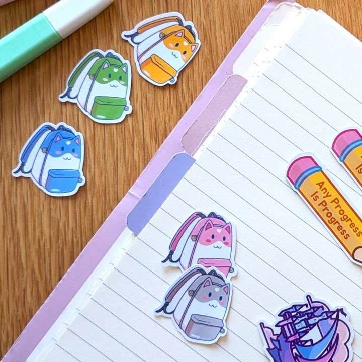 Catpack - Sticker for wholesale by Pink Brownie