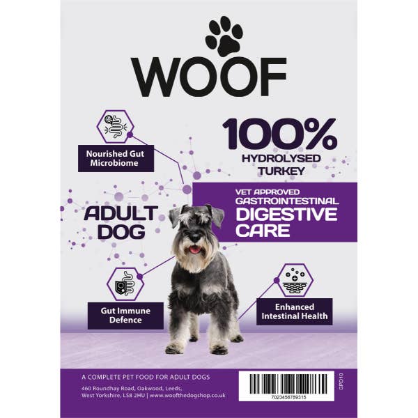 Woof Hydrolysed Digestion Care Dry Dog Food for wholesale by Woof The Dog Shop