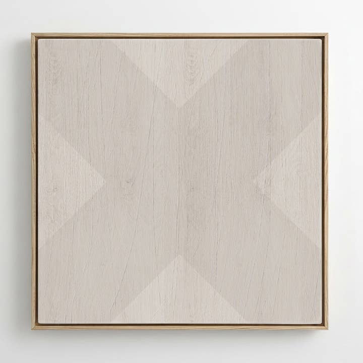 Geo X in Fog by DSCVR Art Framed Canvas Wall Art for wholesale by Art Collectiv