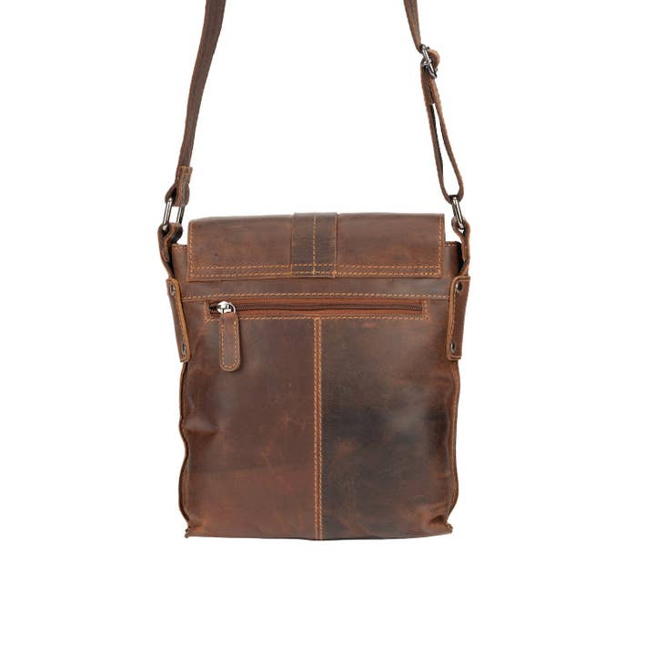 Greenwood Leather - Vente Sac à bandoulière – unisexe - Sacoche Mini Unisexe Henrik - Cuir Véritable3
