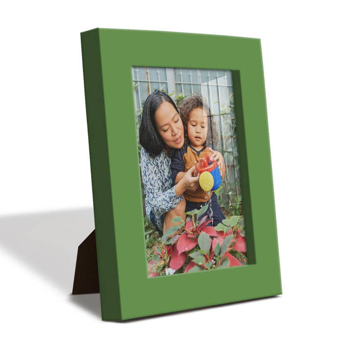 Photo Frame. Real Wood Modern Frame, Green for wholesale by Wexford Home