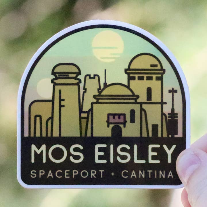 Mos Eisley Spaceport & Cantina | Dishwasher Safe Sticker for wholesale by Squatchy