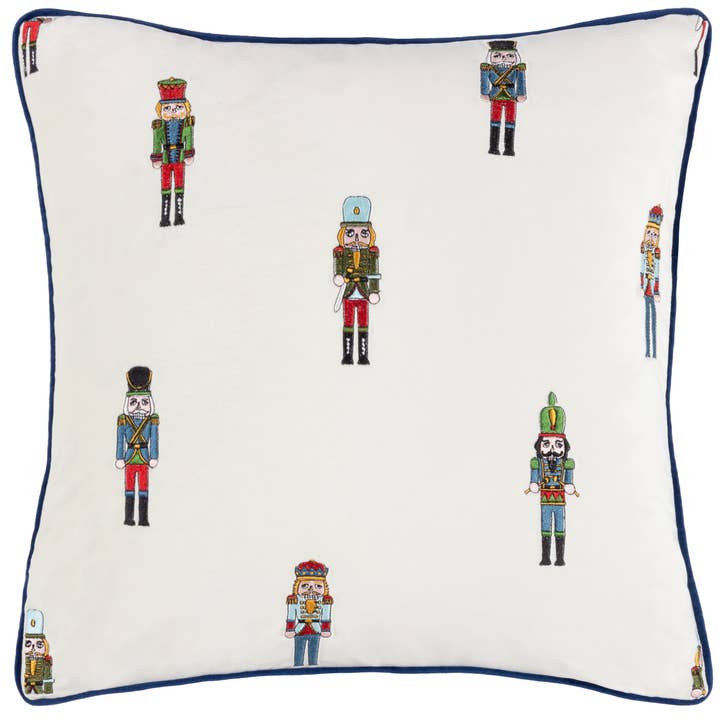 Nutcracker Christmas Cushion Cream for wholesale on Faire1