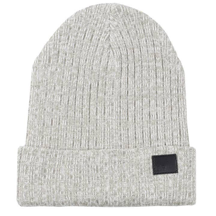 Beige & Hvid Melange Beanie for engroshandel hos DIBI