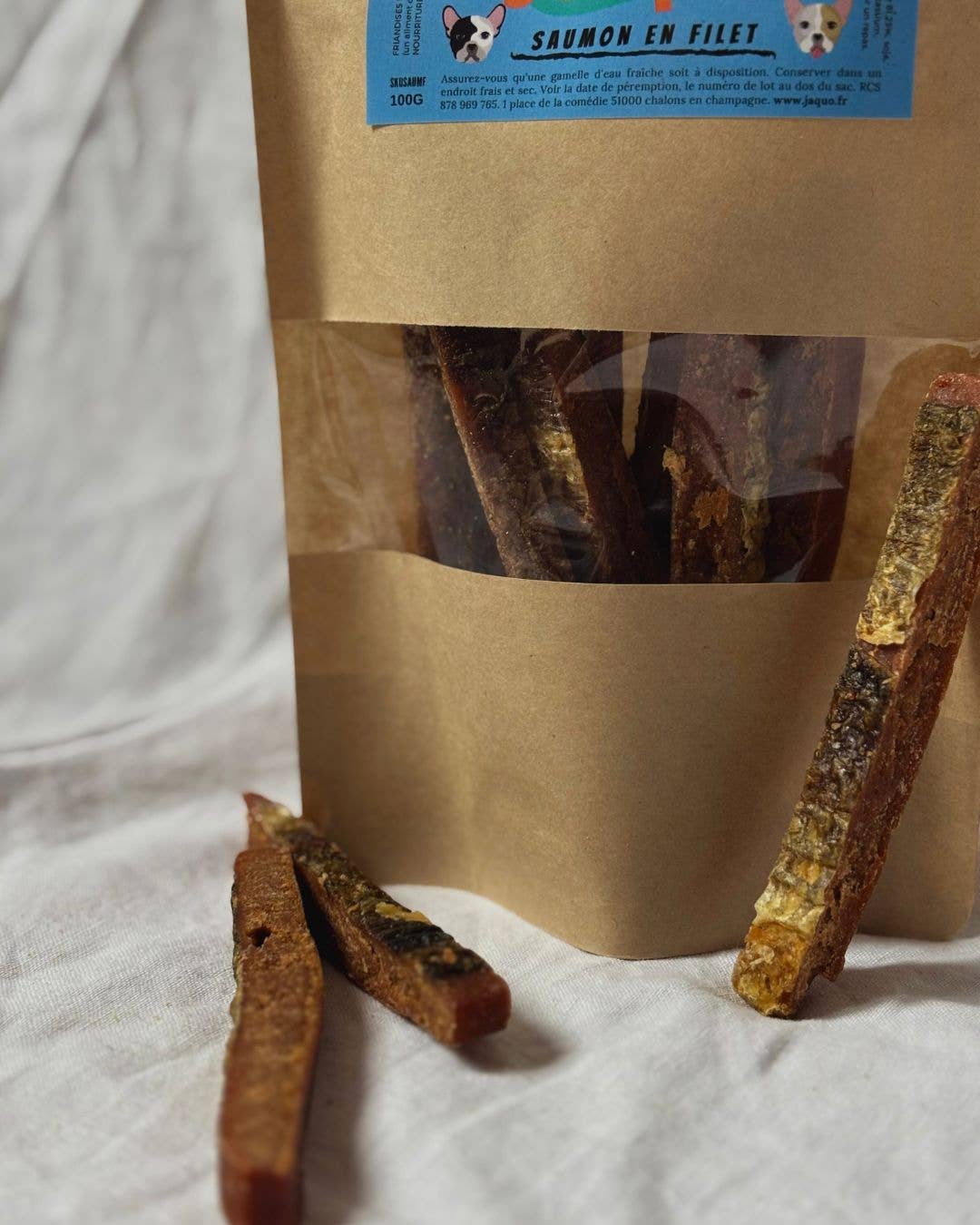 Jaquo - Wholesale Pet Treats - Dog - Salmon fillet 🐟 - 100% natural treat for Dogs - Cats1