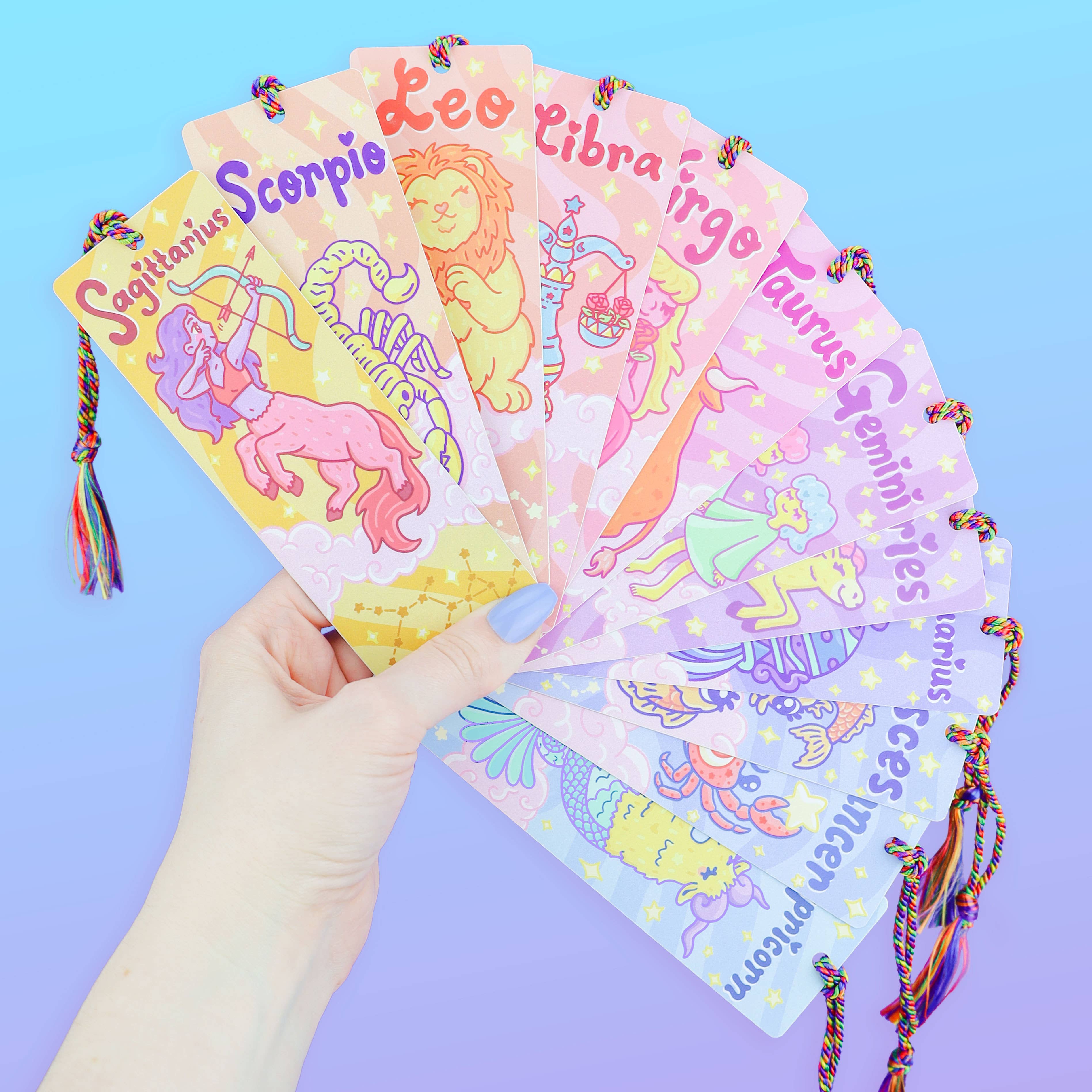 Turtle's Soup - Wholesale Bookmark - Scorpio Zodiac Bookish Horoscope Bookmark with Tassel2