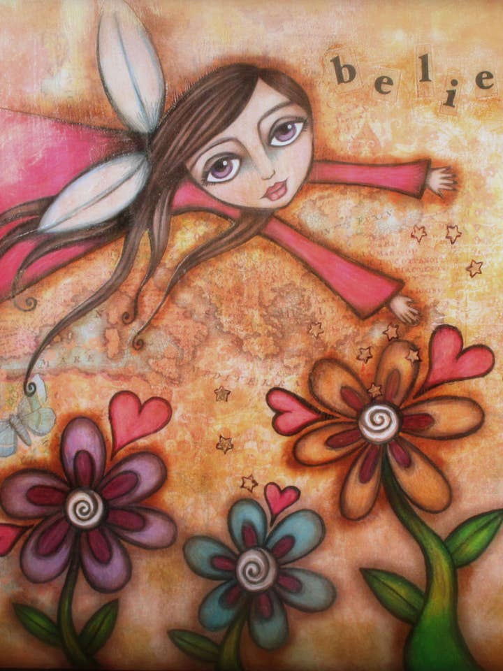 Believe - Impression signée 8x8 pour la vente par Dark Faerie Creations