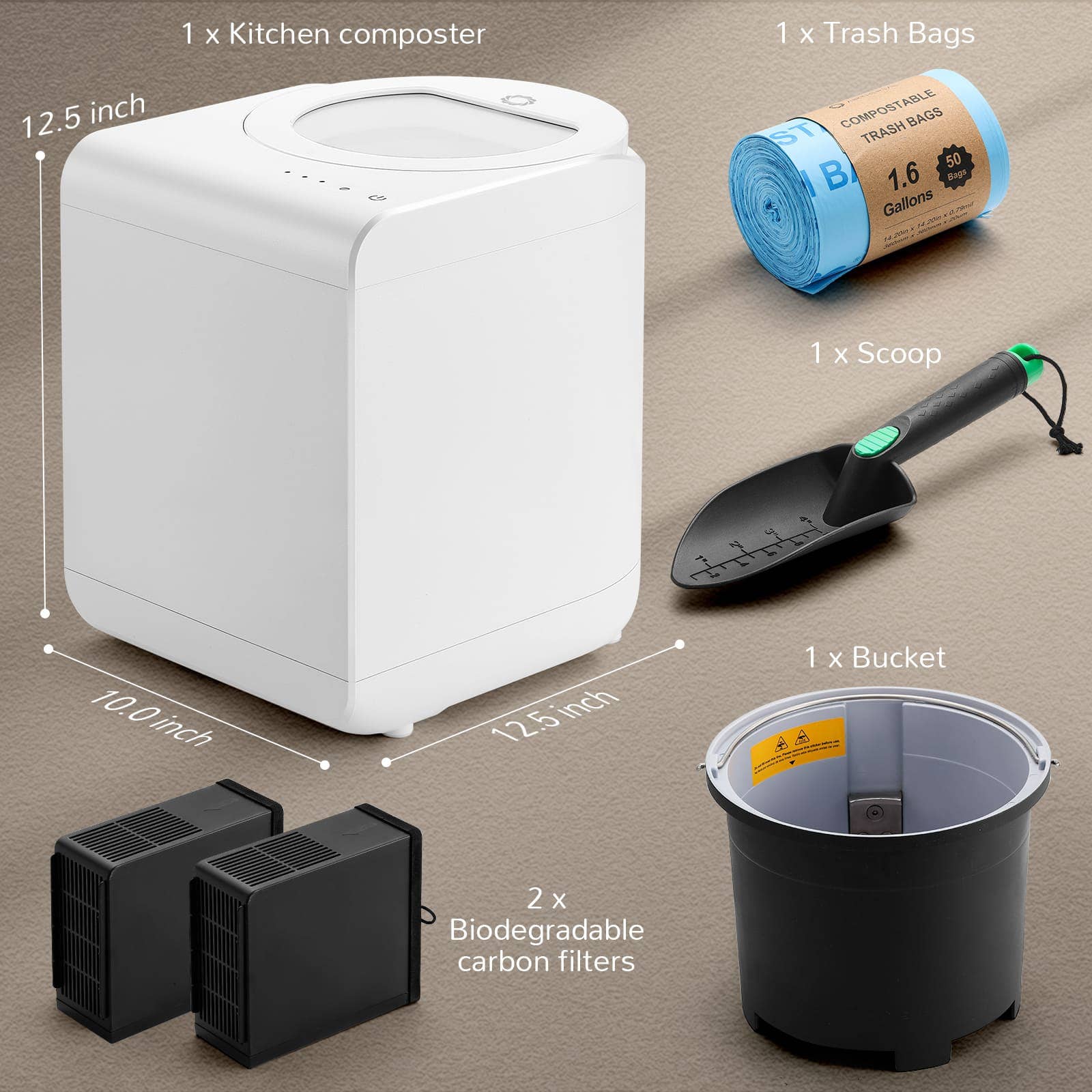 Airthereal - Wholesale Trashcan/Trash Bin - Revive Electric Kitchen Composter28
