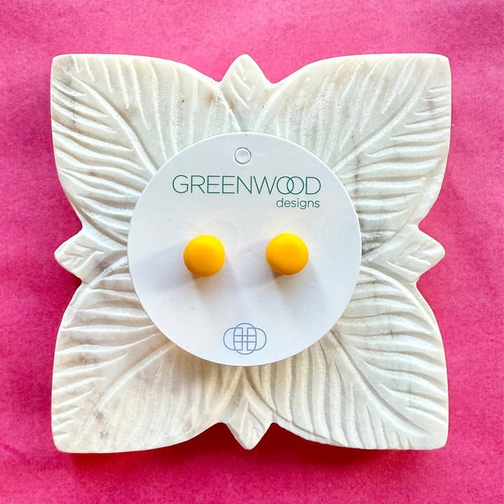 Greenwood Designs - Wholesale Stud/post earrings - Handmade Round Earrings10