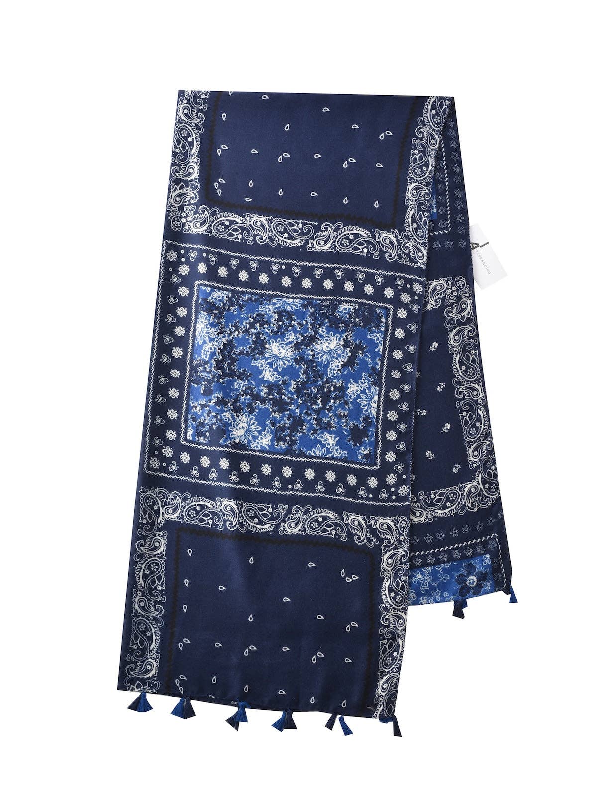 Funkyrel® Atzbranding Limited - Wholesale Scarf - Women's - Scarvii - Paisley Pattern Fringed Scarf8