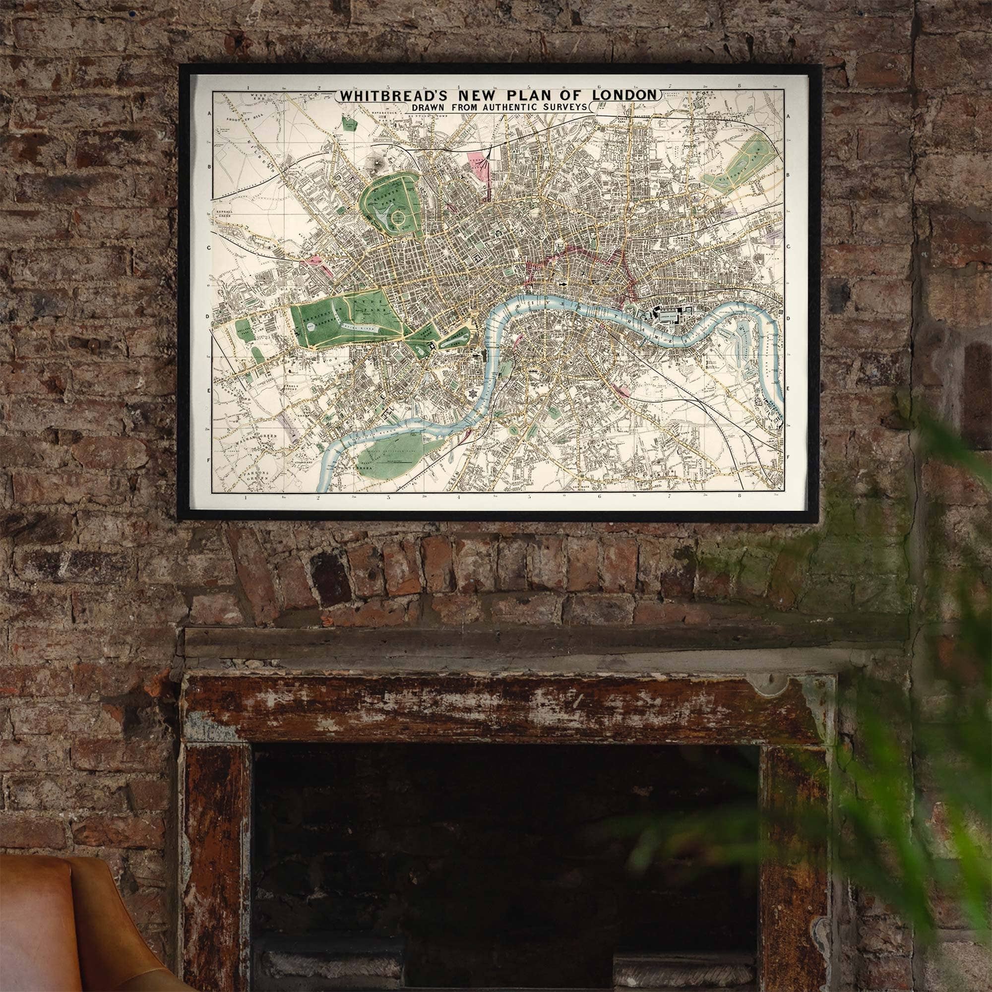 Ink & Drop - Wholesale Map - Whitbreads New Plan Of London 18533