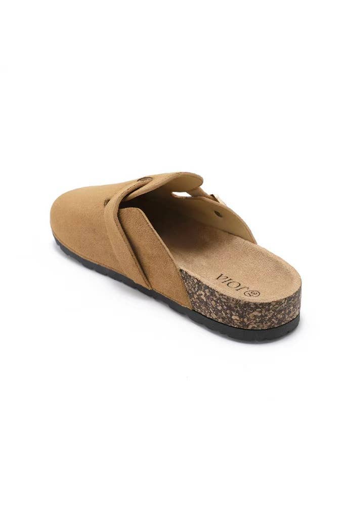 Joia Paris – Engroshandel Tøfler - Dame – Chic komfort: Mules med gyldent spænde W-1277