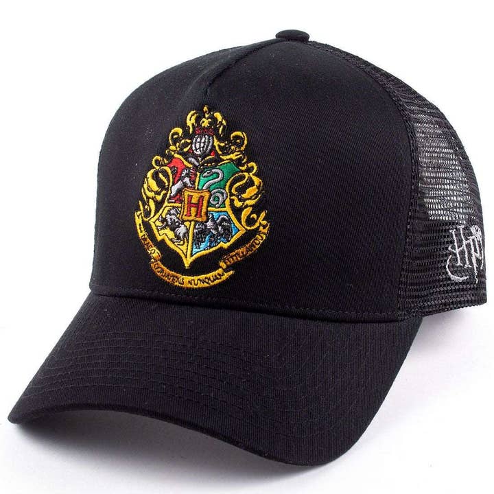 COTTON DIVISION - Wholesale Trucker Hat - Unisex - Harry Potter Trucker Cap - Hogwarts Logo3