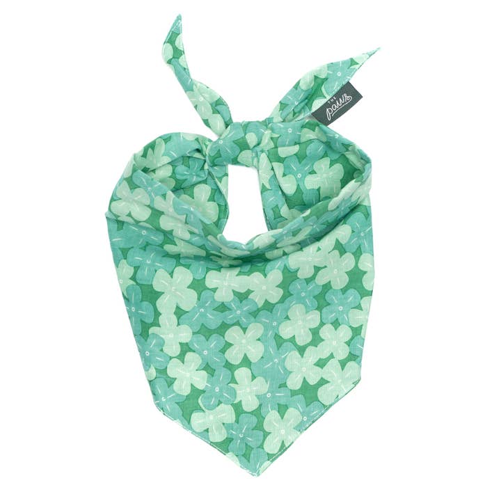 Clover Dog Bandana for wholesale by The Paws