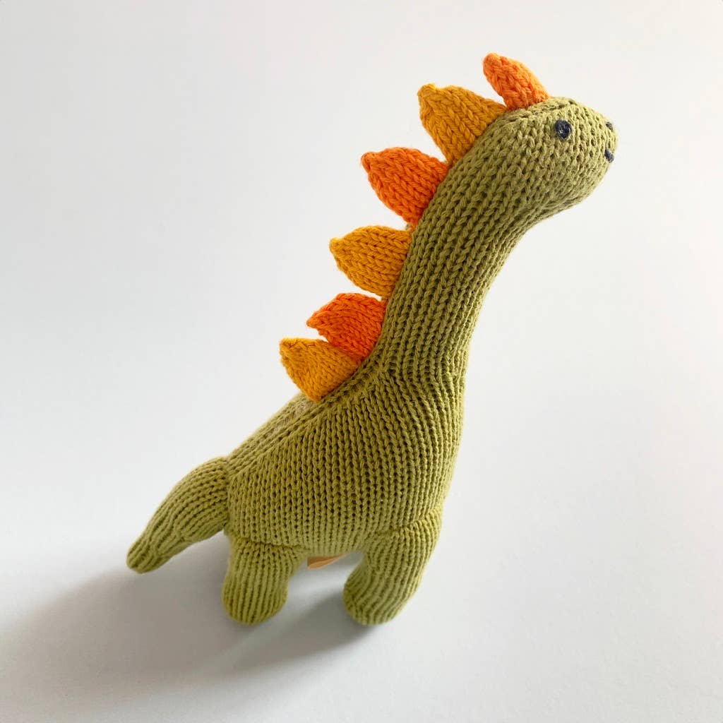 Estella – wholesale Handheld rattle – Baby – Baby Rattle Toy-Brachiosaurus Dinosaur (Machine Washable)4