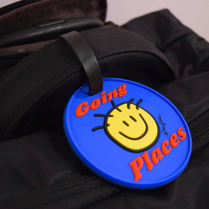 Mary Ellis - Wholesale Luggage Tag - Going Places Luggage Tag | Fun Luggage Tag | Unique Luggage Tag