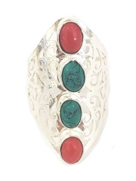 4 Stone Sleek Ring for wholesale by Urbiana