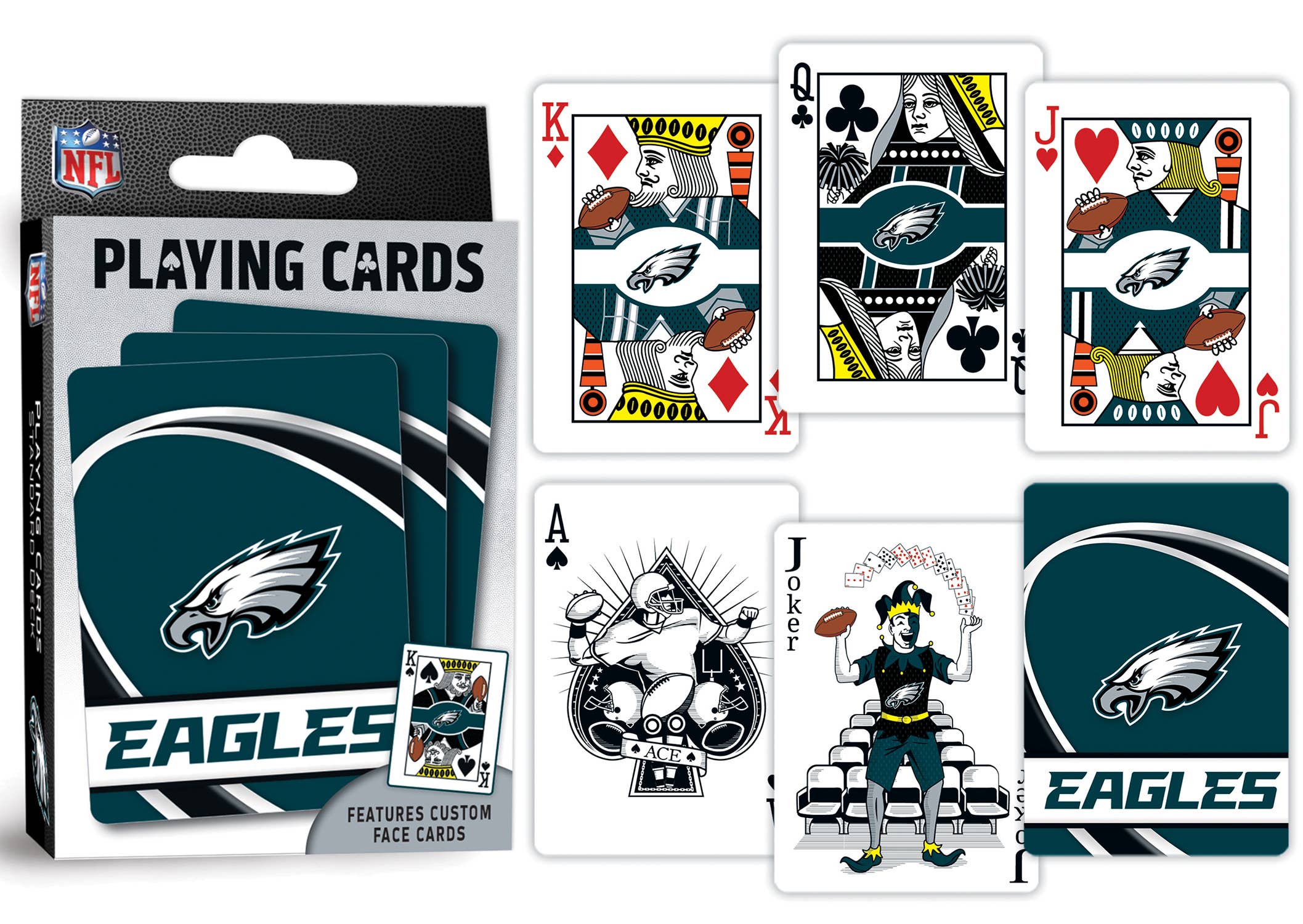 Masterpieces Puzzles - Vente Jeu de cartes - Cartes à jouer des Philadelphia Eagles2