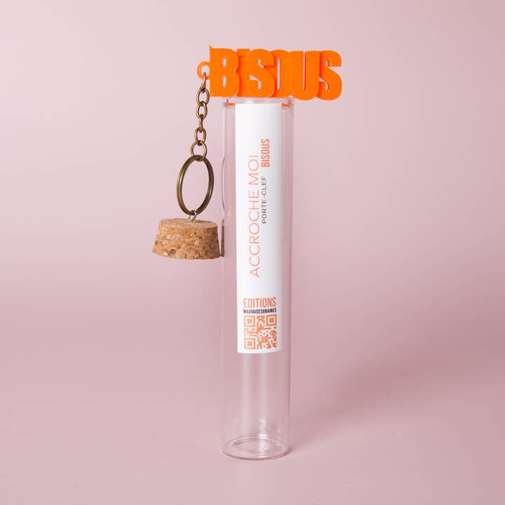 Portachiavi con messaggio – BACI per la vendita all'ingrosso da parte di MauvaisesGraines