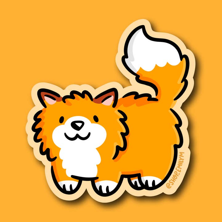 Fox Sticker for wholesale by Shop Emily M