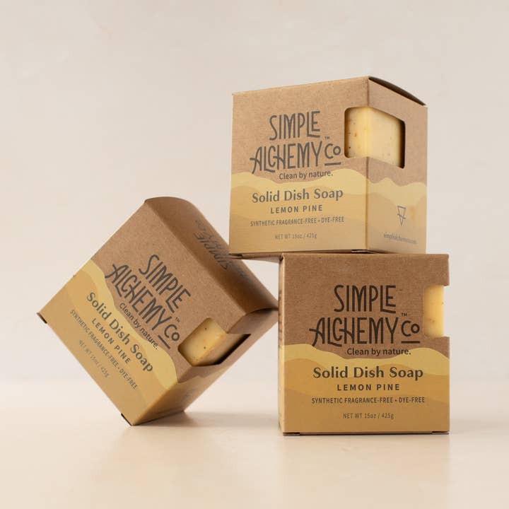 Simple Alchemy Co - Wholesale Dish Soap - Solid Dish Soap | Lemon Pine4
