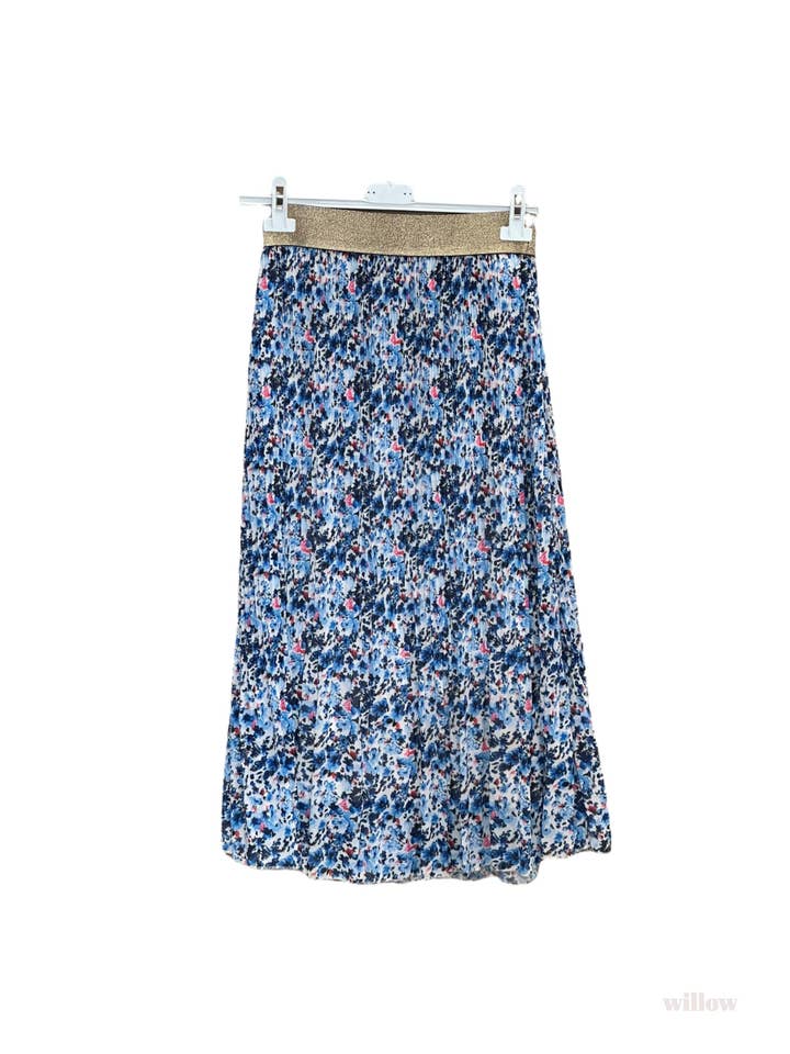 MOONSUN – wholesale Kjol - Dam – Plisserad kjol med blommönster