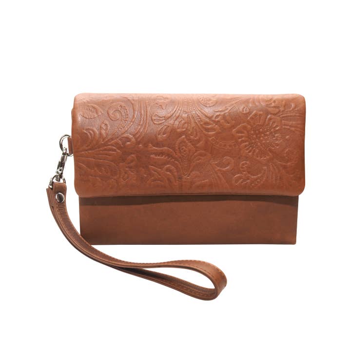 ZEOPTF01 ~ Portefeuille à trois volets fleuri pour femme pour la vente par Cenzoni Fashions