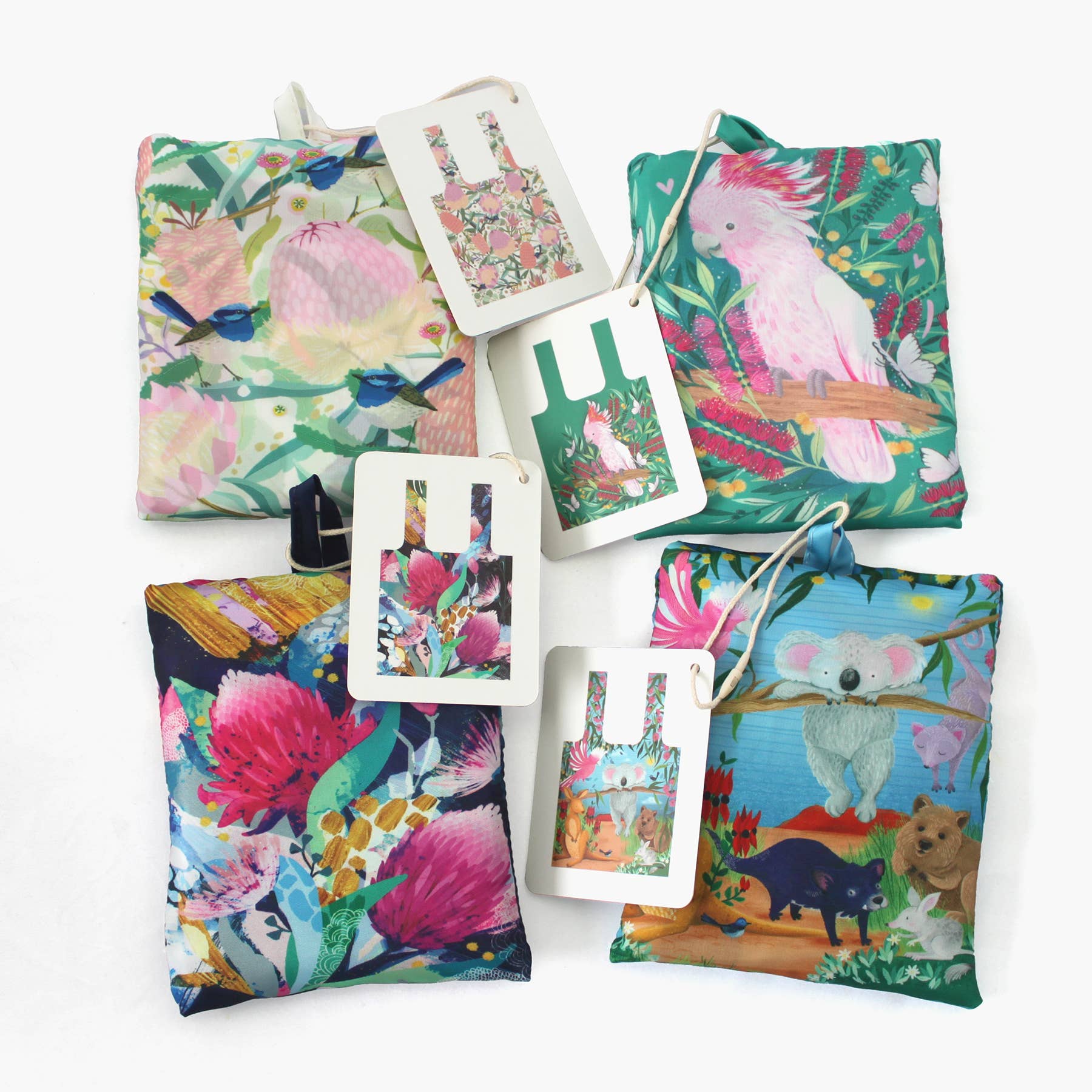 Diesel & Dutch - Wholesale Grocery/Shopping Bag - Australian Bliss 100% Recycled Shopping Bags - 16 pc Asst2