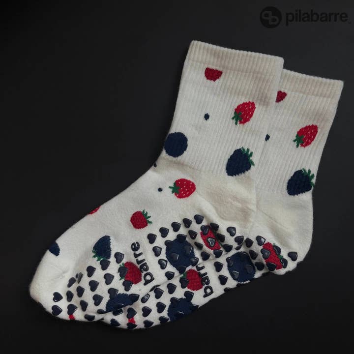 Calzini Antiscivolo Bacche e Crema per la vendita all'ingrosso da parte di Pilabarre