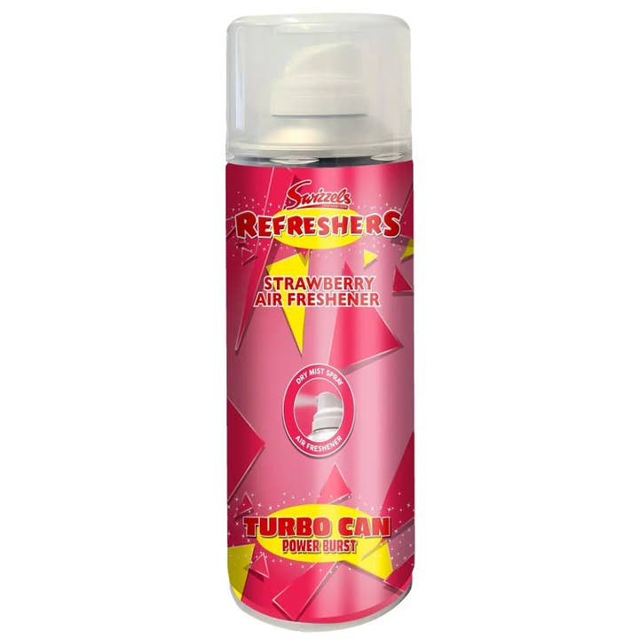 Swizzels Turbo Can Spray – Strawberry for wholesale by Flava Car Scents