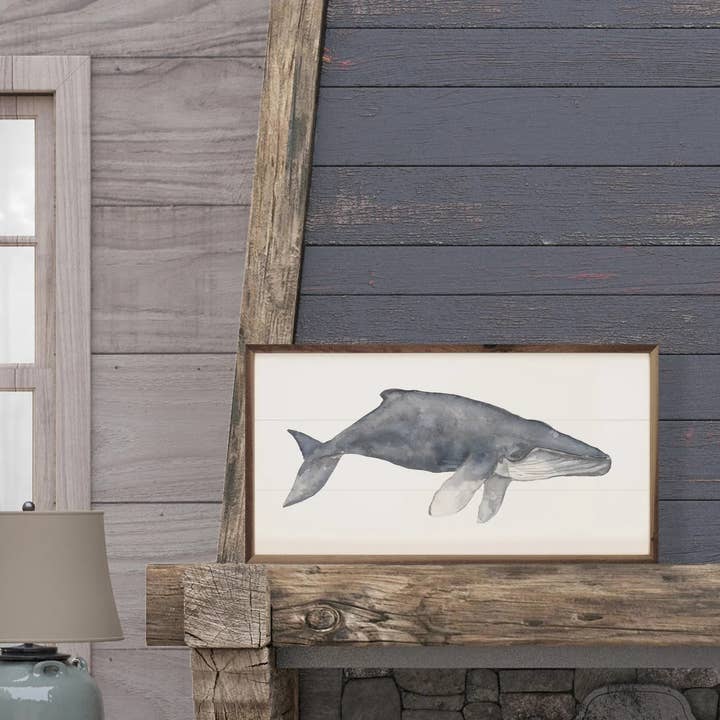 Kendrick Home - Wholesale Painting/Drawing - Watercolor Humpback Whale Painting By Emily Wood2