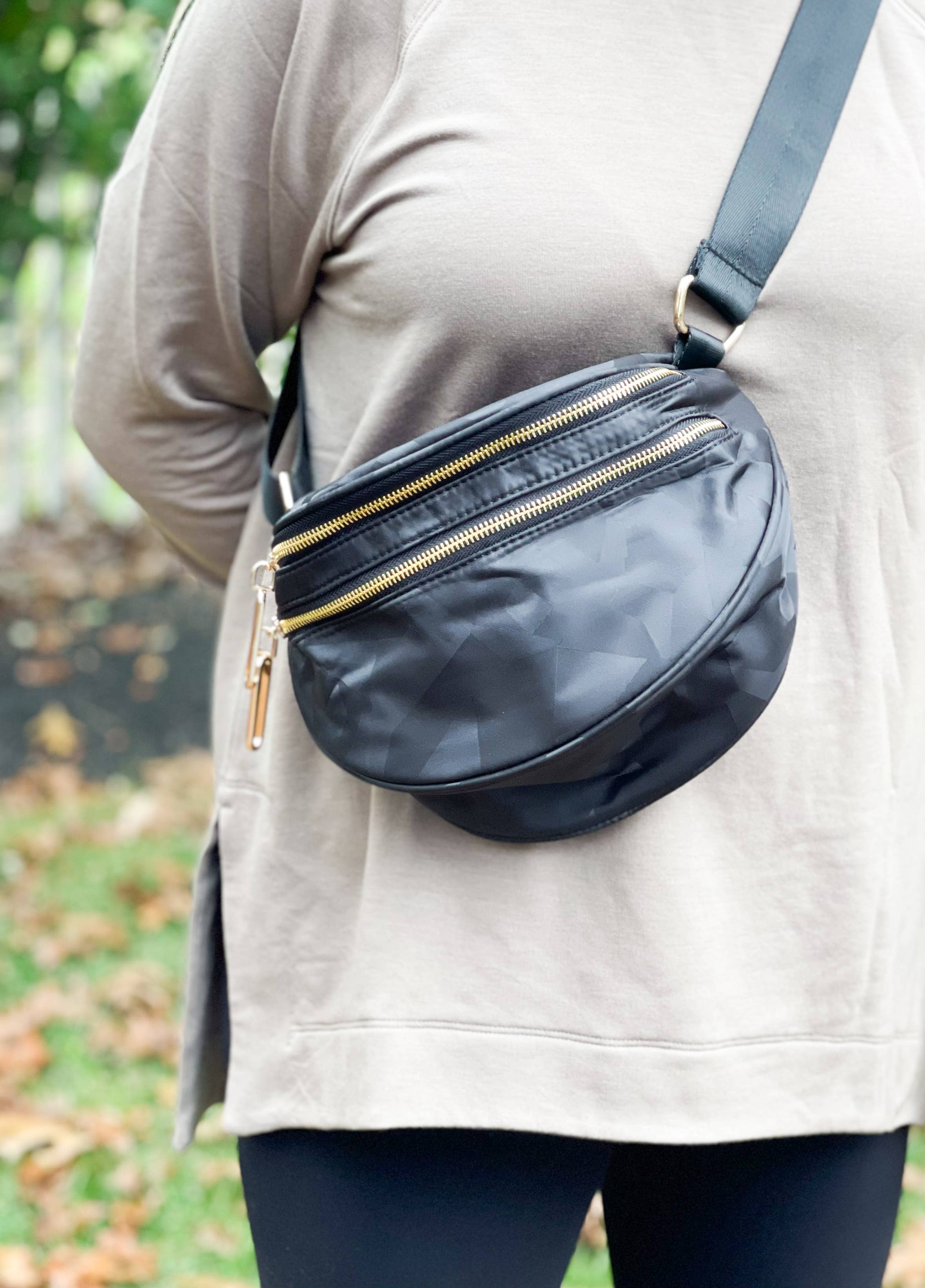 Babs + Birdie - Wholesale Belt Bag - Women's - The Samantha | Double Zipper Sling Bag2