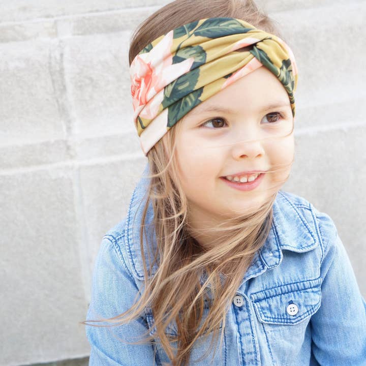 Fascia per capelli per neonati/bambini/bambini/adulti, stile turbante, colore: rosso per la vendita all'ingrosso da parte di Willbirdbaby