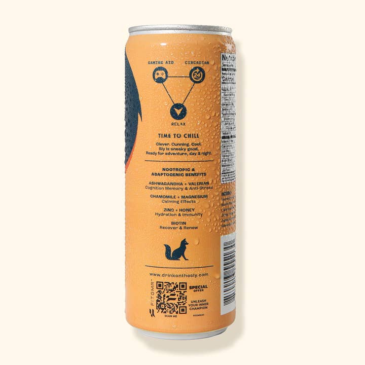 Sly™️ - Wholesale Non-Alcoholic Aperitif/Mocktail - Sly™ CHILL Mango - 12oz Brain + Body Relaxation Drink1