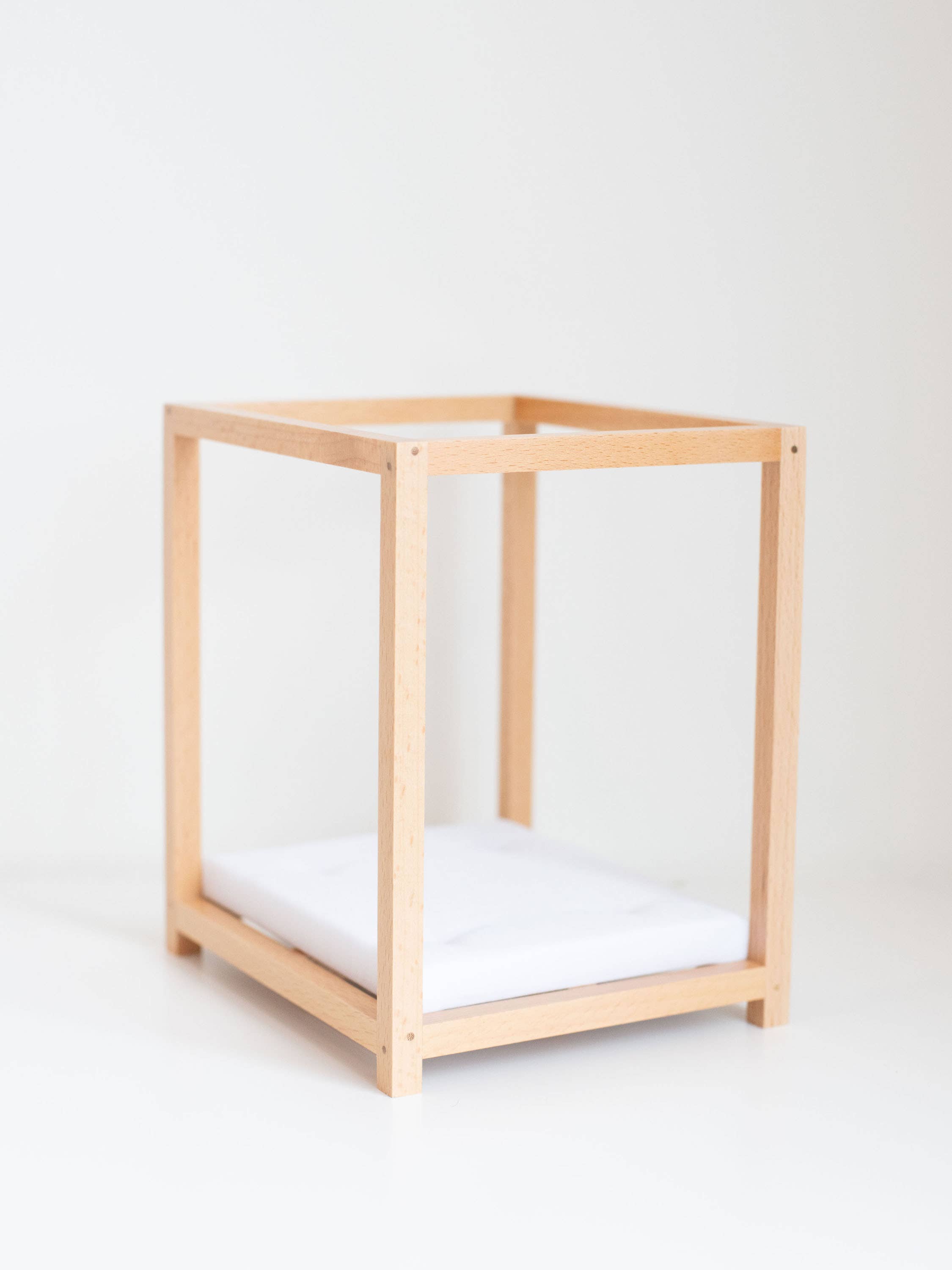 Macy Mae Dollhouse Designs - Wholesale Doll - Kids - Four Poster Bed + Mattress | Natural Wood3