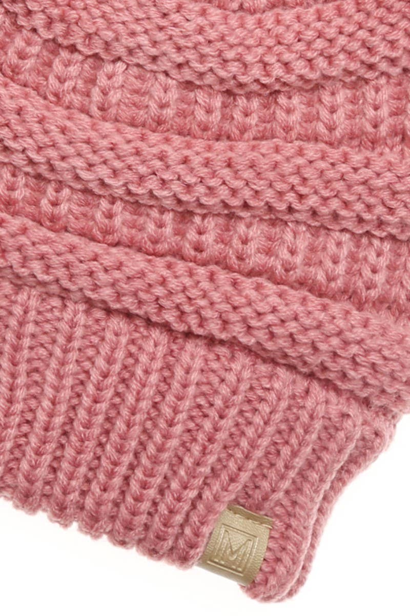 Fashion City - Vendita all'ingrosso Berretto - Bambini - Berretto invernale per bambini con doppio pompon6