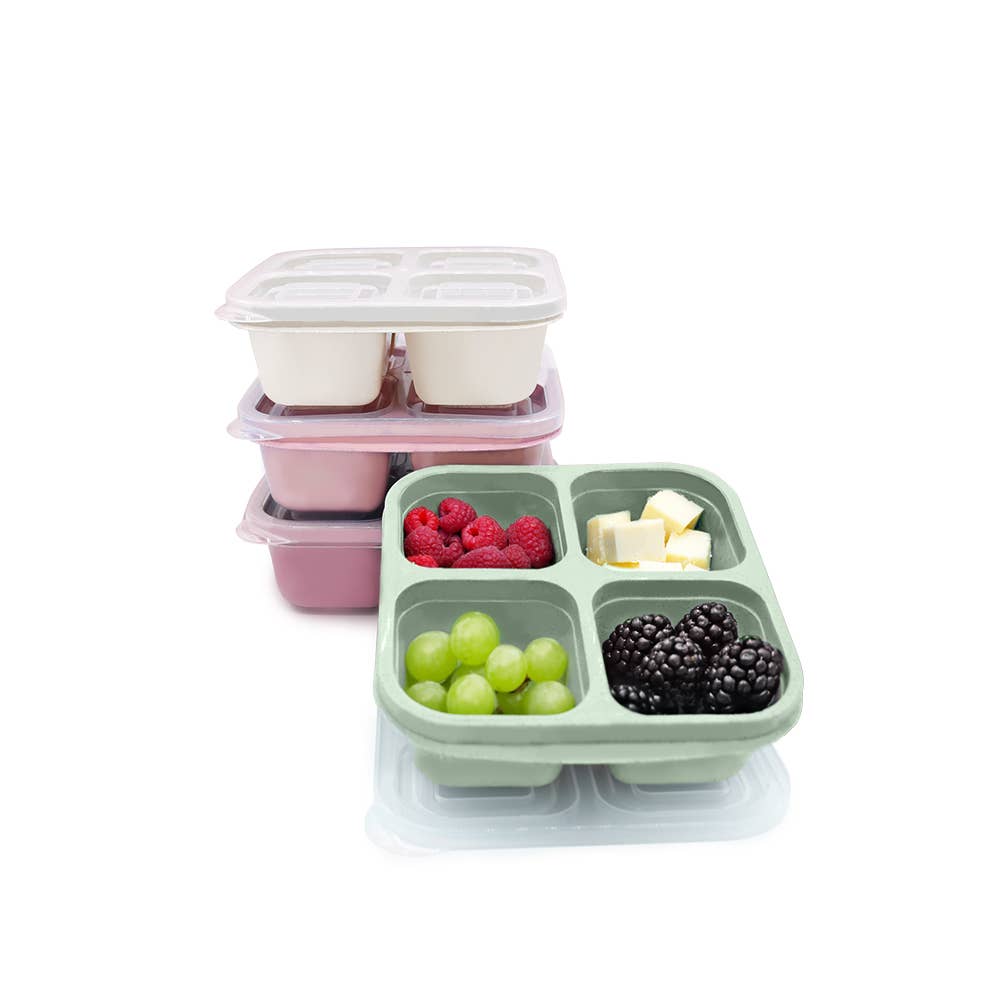 melii - Wholesale Food Storage Container - 4-Compartment Meal Prep Containers Pack of 42