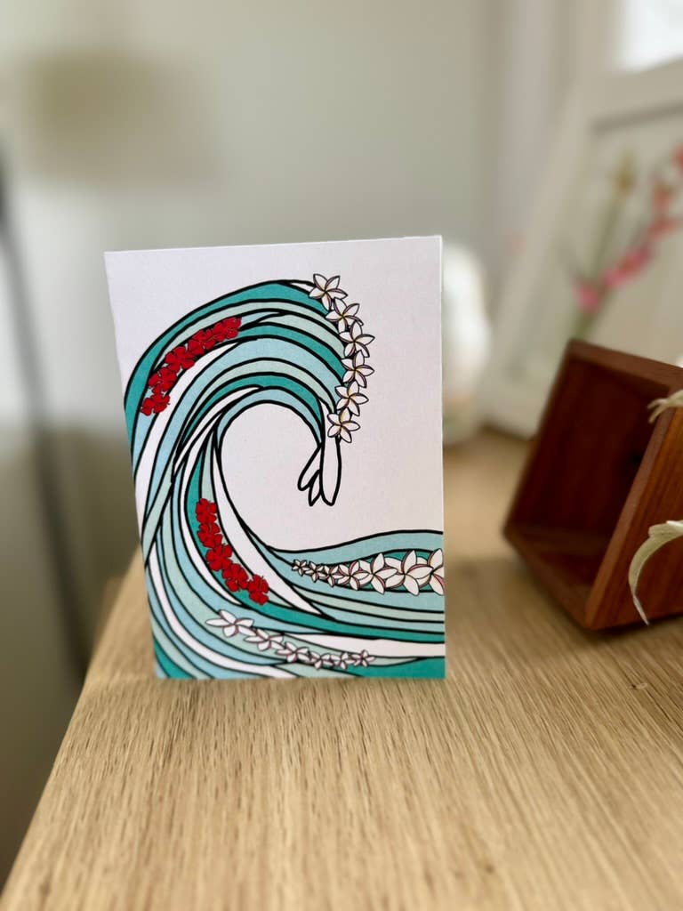 Sierra Rehrer Designs - Wholesale Season's Greetings Card - Winter Waves Card1