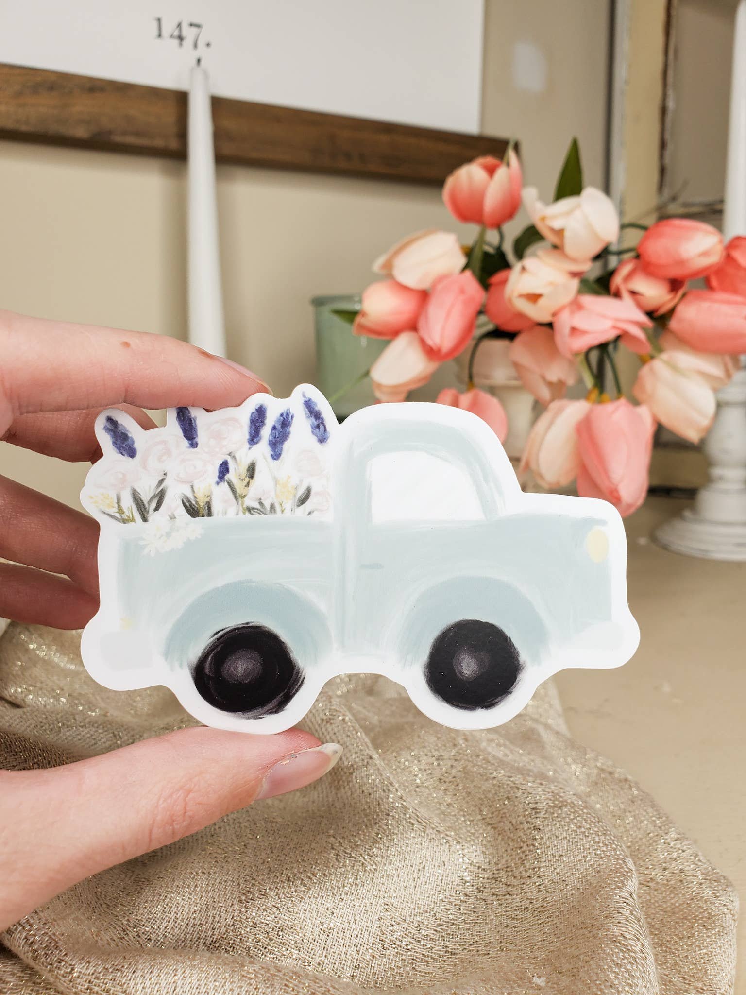 Sammy Jean Artist - Vente Autocollant - Autocollant Spring Truck, 4 x 2,48 po6