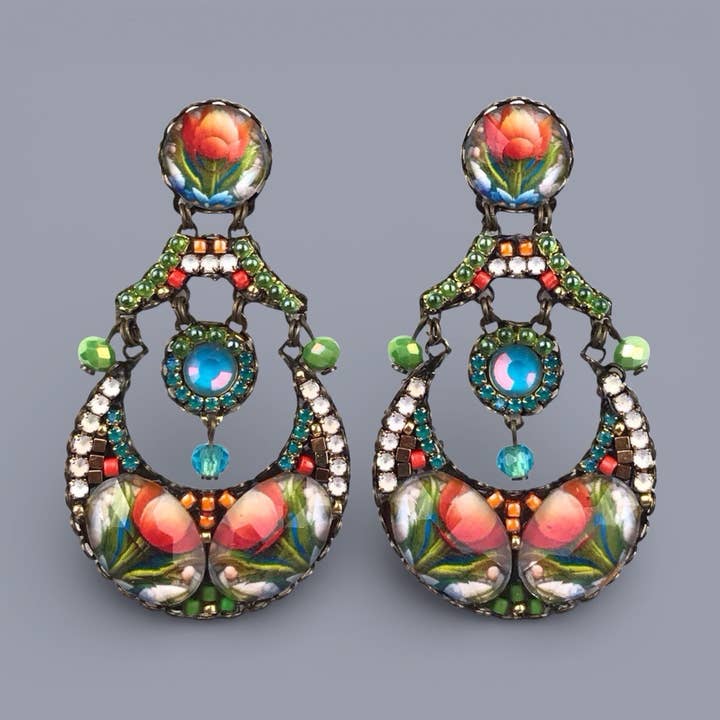 Promise Crystal Earrings for wholesale by melizijewelry