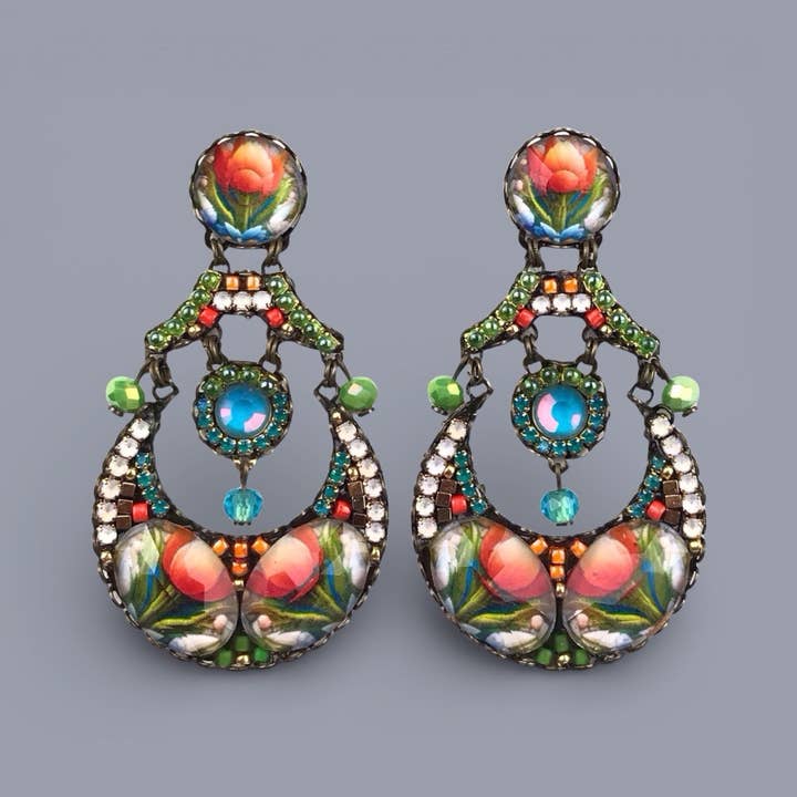 Kristallörhängen Lova för wholesale av melizijewelry