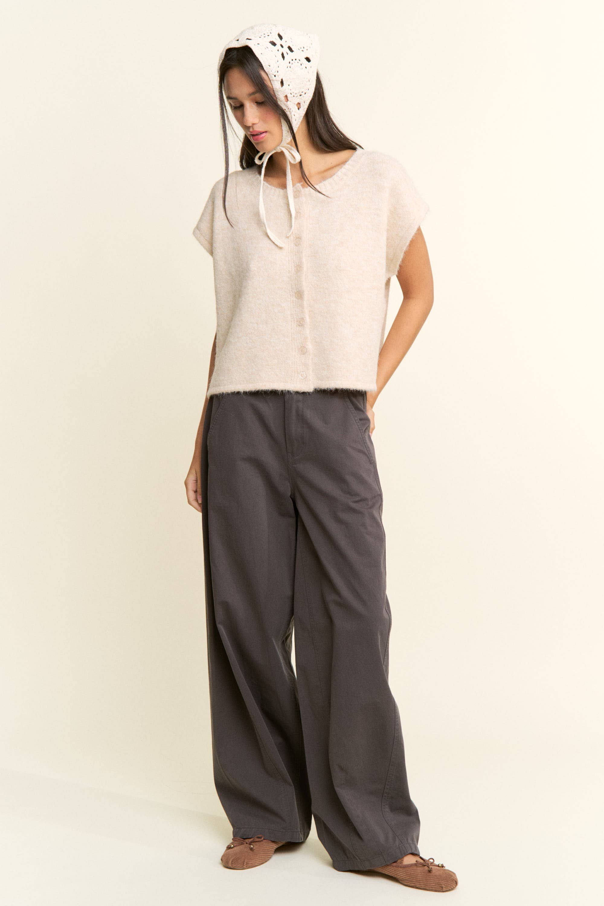 CANDESCENT - Wholesale Pants - Women's - High Rise Wide Leg Relaxed Pants12