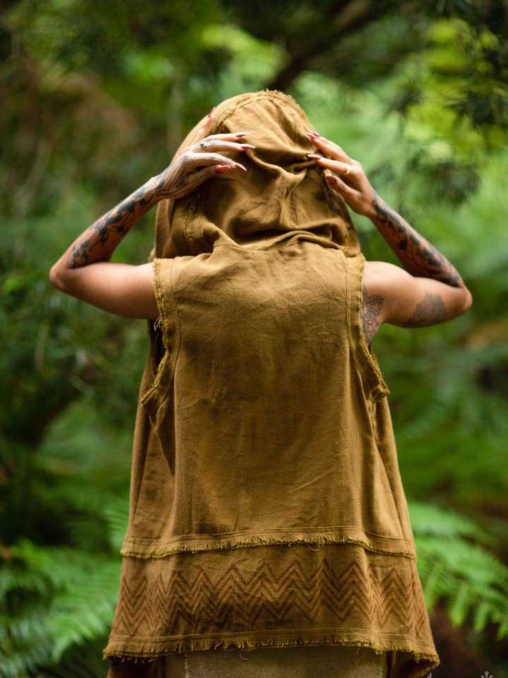 Sentient Vest - Khaki for wholesale by Arya Clothing