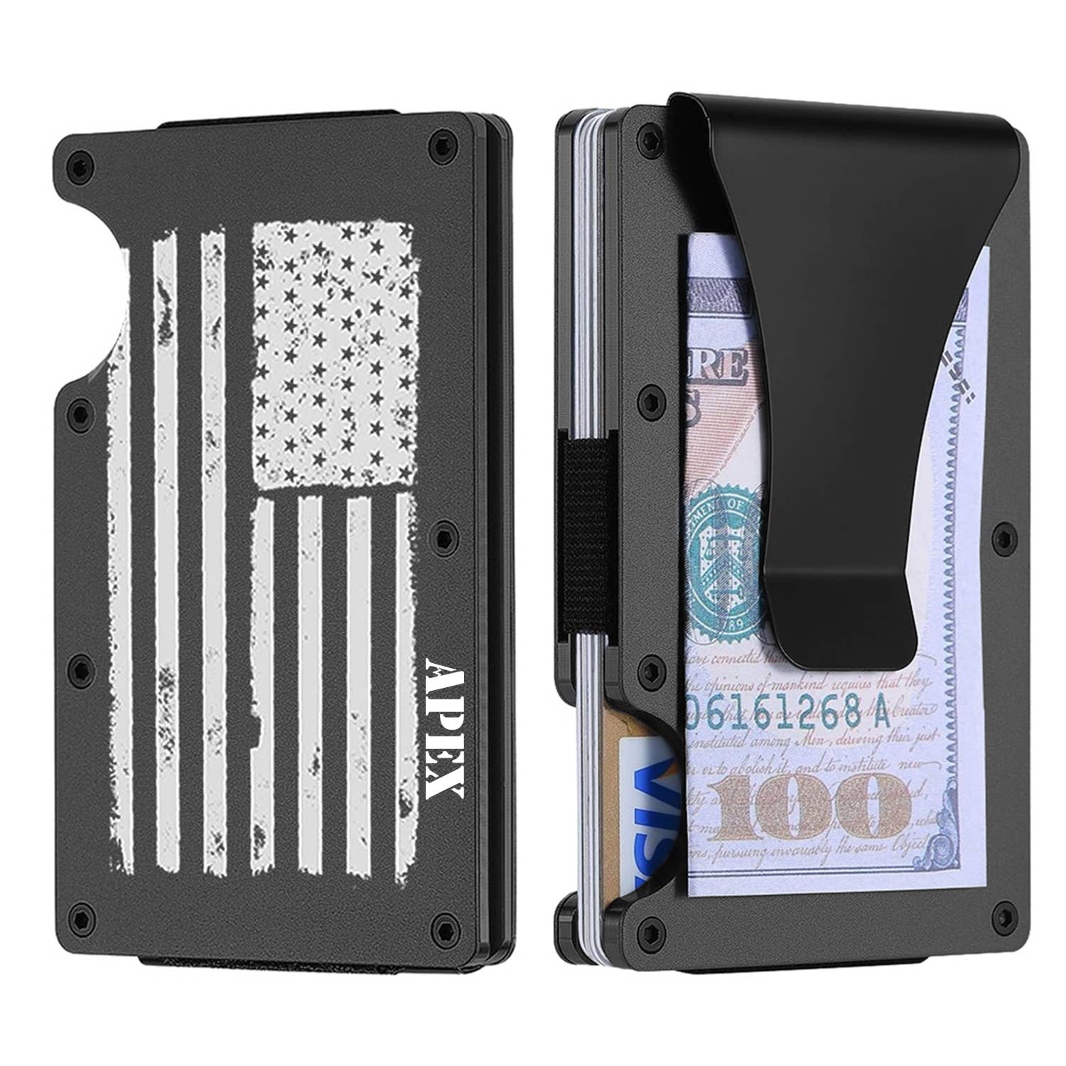 The American Gift Company (TAGCO) - Venta al por mayor Tarjetero - Hombre - Tarjeta de crédito delgada minimalista resistente a los arañazos con bloqueo RFID16