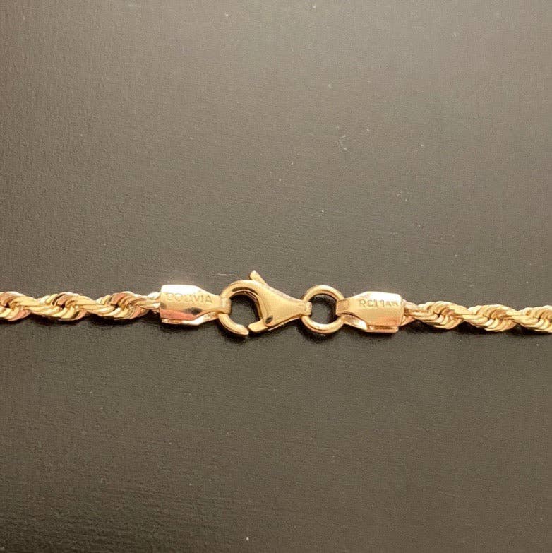 Prestige Jewelry – wholesale Kedjehalsband – Massiv äkta 14k guld repkedja 18in 2mm1