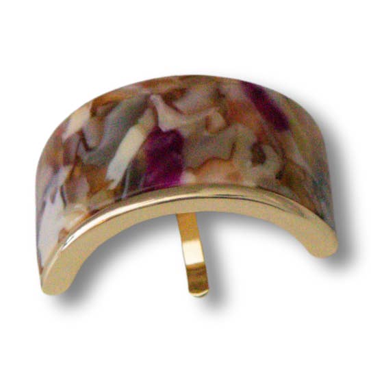 Ponytail Cuff in Brown Molten Gardenia for wholesale by Nadora Iman