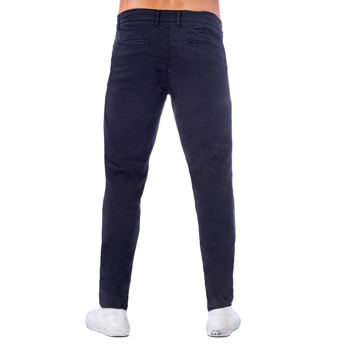 NOIR Pantalon chino avec taille à cordon - Noir en vente sur Faire2