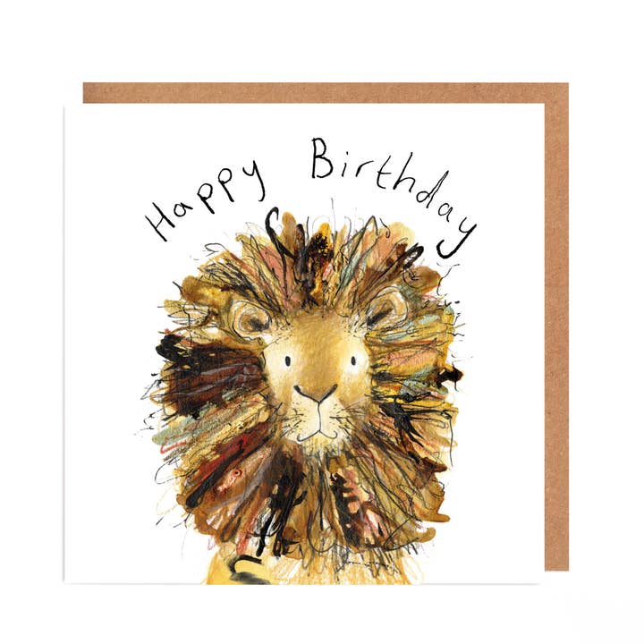 Gerry' Lion Birthday Card for wholesale by Catherine Rayner Trading Ltd